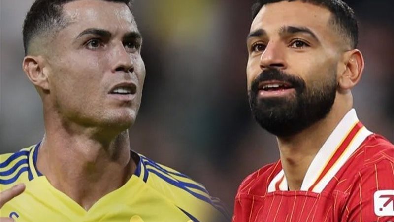 محمد صلاح ورونالدو