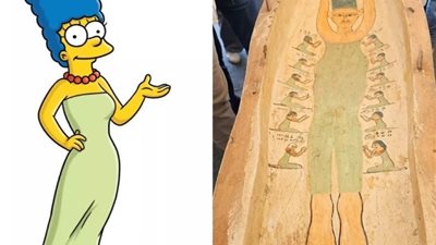 هل تنبأت مصر بمسلسل سيمبسون قبل التاريخ؟