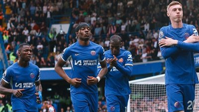 بهدفين، تشيلسي يحسم الشوط الأول أمام أستون فيلا في الدوري الإنجليزي