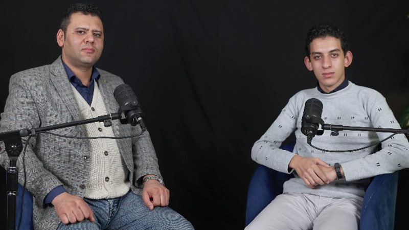د. هاني سليمان وأيمن عبد المنعم في الحلقة الثالثة من الساحة