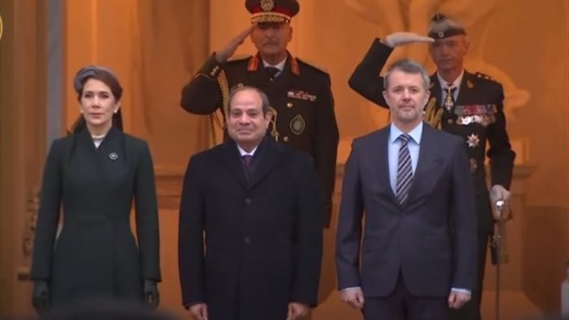 الرئيس السيسي يلتقي ملك الدنمارك