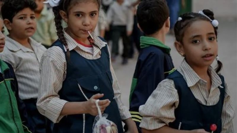 طلاب الصف الأول والثاني الإبتدائي