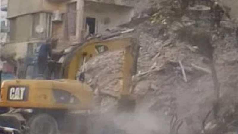انهيار عقار العباسية