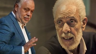 تفاصيل زيارة أشرف زكي للفنان نبيل الحلفاوي في المستشفى (فيديو)