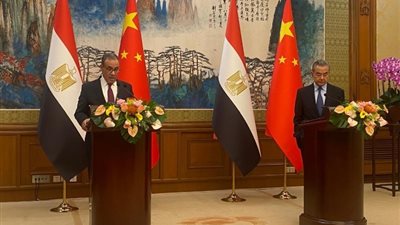 بيان مصري صيني يؤكد حق البلدين في الحفاظ على سيادتهما وتعزيز التعاون المشترك