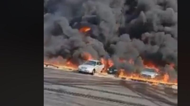 انفجار خط سولار أرشيفية