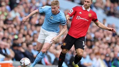 هالاند فى الهجوم تشكيل السيتي لمواجهة مانشيستر يونايتد بالدوري الإنجليزي