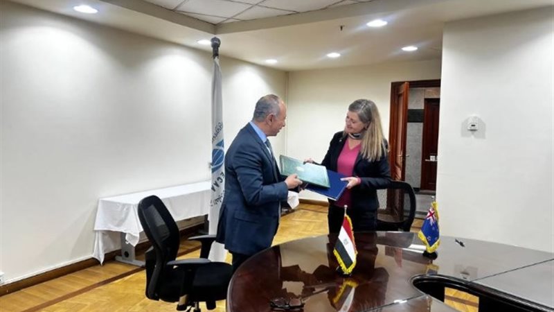 توقيع اتفاقية ثنائية للنقل الجوي بين الجانبين المصري والنيو
