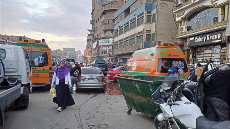 صورة من موقع الحريق