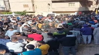الآلاف يودعون شهداء العمل في جنازة مهيبة بطنطا