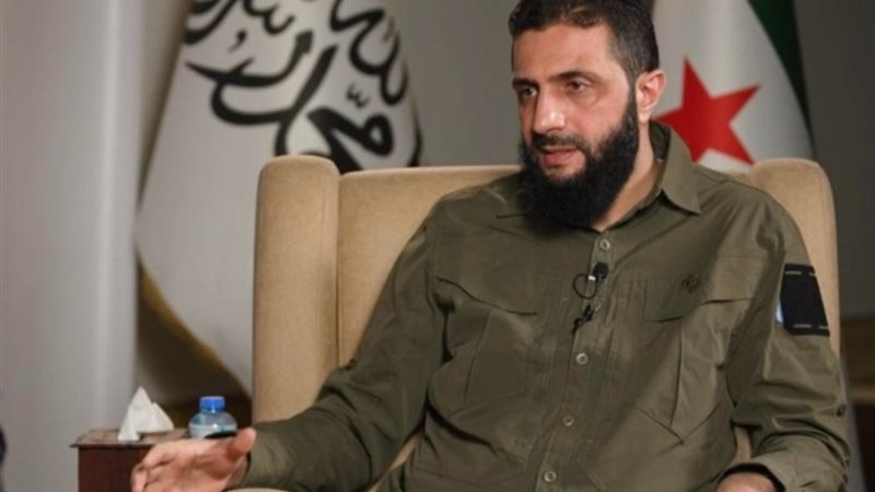قائد إدارة العمليات العسكرية في سوريا أحمد الشرع