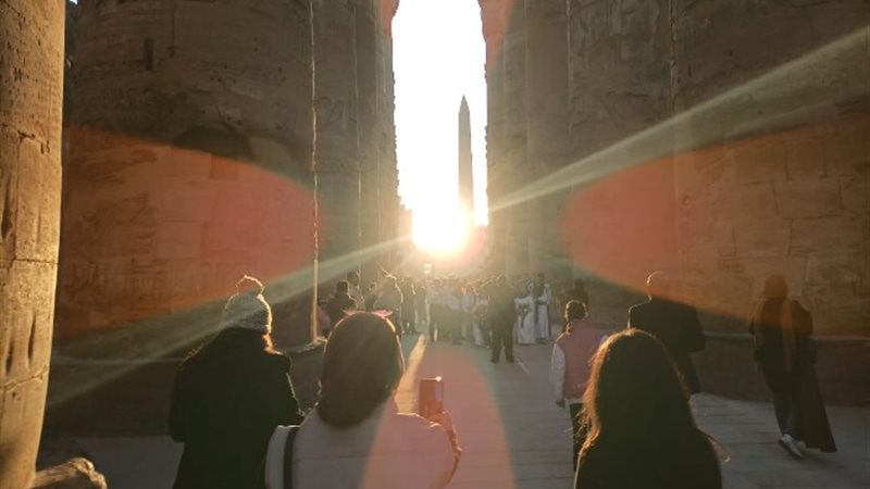 تعامد الشمس على معابد الكرنك