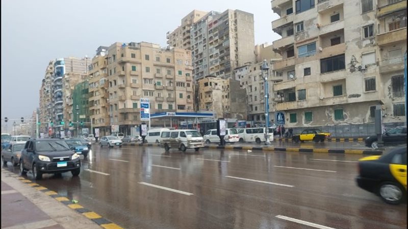 أمطار في الإسكندرية