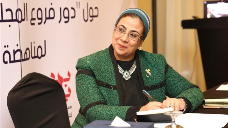 المستشارة أمل عمار رئيسة المجلس القومي للمرأة