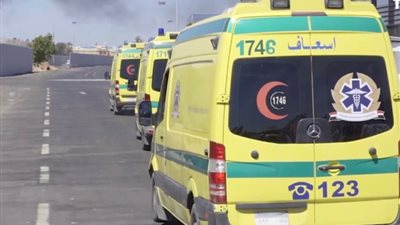 دماء على الطريق، إصابة 34 شخصا في حادث انقلاب أتوبيس على طريق السويس (صور)