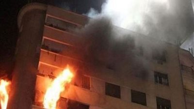 السيطرة على حريق داخل شقة سكنية بالطالبية