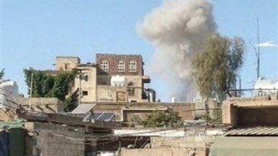 غارات جوية تستهدف وزارة الدفاع في العاصمة اليمنية صنعاء