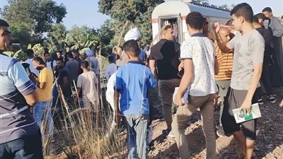 مصرع عامل دهسا تحت عجلات القطار بسوهاج