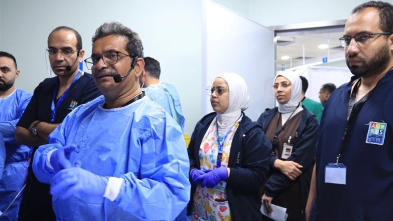 الفريق الطبي الناجح في العملية