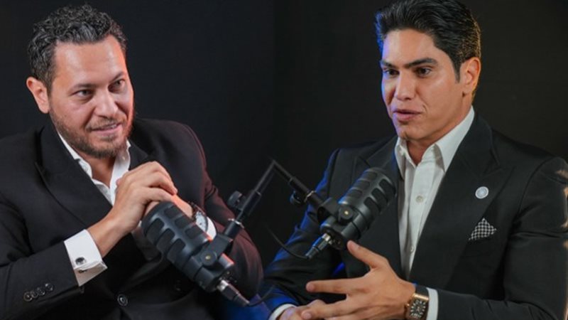 رجل الأعمال أحمد أبو هشيمة والنائب علاء عصام