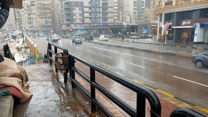 أمطار بالإسكندرية -أرشيفية