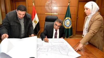 اعتماد المخطط التفصيلي للمنطقة الصناعية بجمصة (صور)