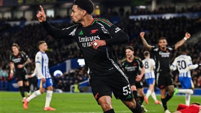 الشوط الأول، أرسنال يتقدم على برايتون بهدف نظيف في الدوري الإنجليزي (فيديو)