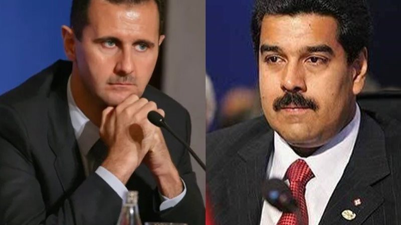 رئيس فنزويلا والرئيس السوري السابق بشار الأسد