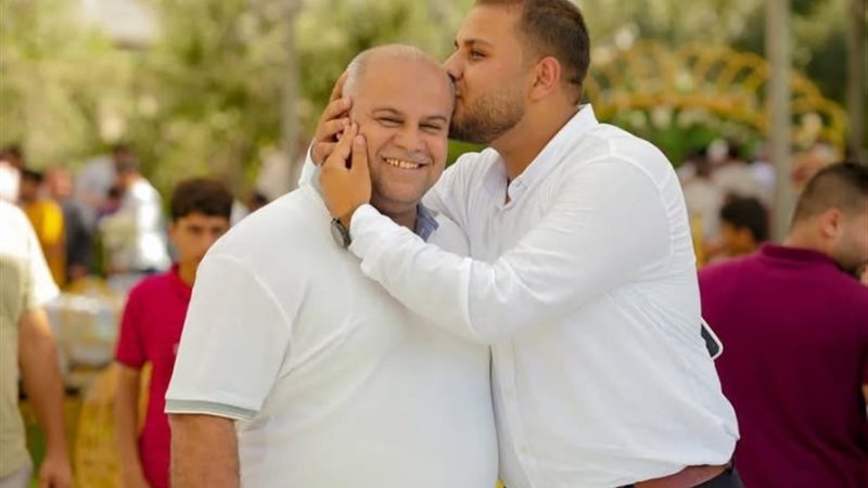 وائل الدحدوح وابنه حمزة