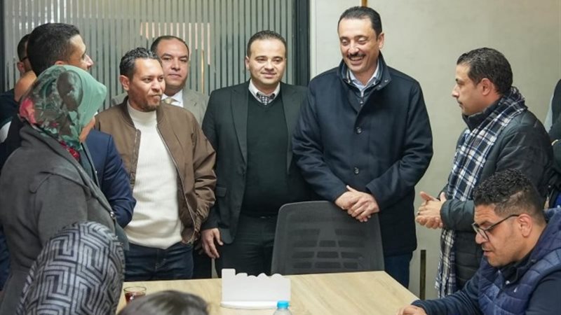 محمد رزق وسط صحفي موقع الجمهور
