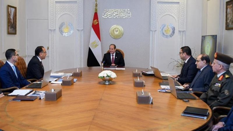 اجتماع الرئيس عبدالفتاح السيسي مع رئيس الوزراء