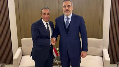 وزير الخارجية يبحث مع نظيره التركي مستجدات الأوضاع في غزة وليبيا والسودان