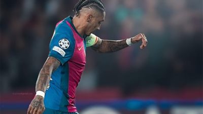 حفلة كتالونية، رافينيا يمطر شباك ريال مدريد بالهدف الخامس (فيديو)