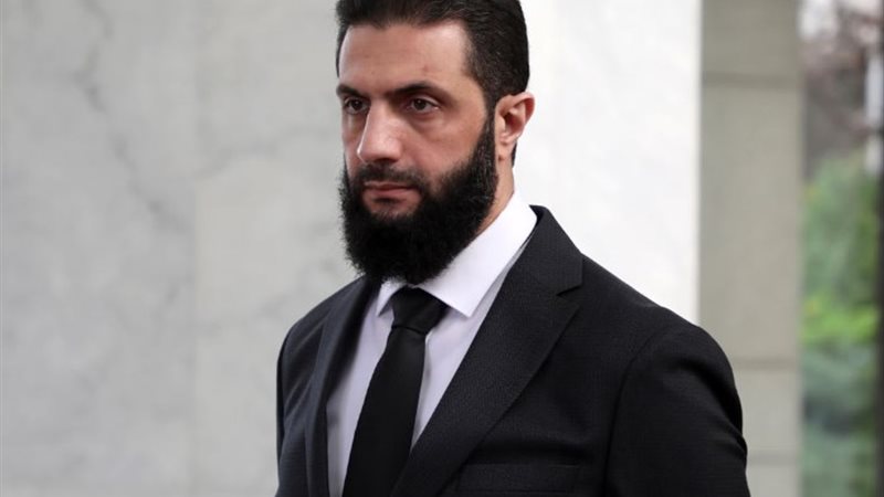 قائد الإدارة السورية الجديدة أحمد الشرع