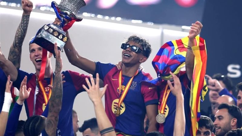برشلونة بطل السوبر الإسباني