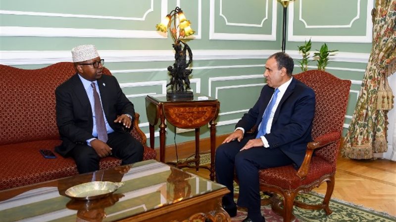 وزير الخارجية ونظيره الصومالي