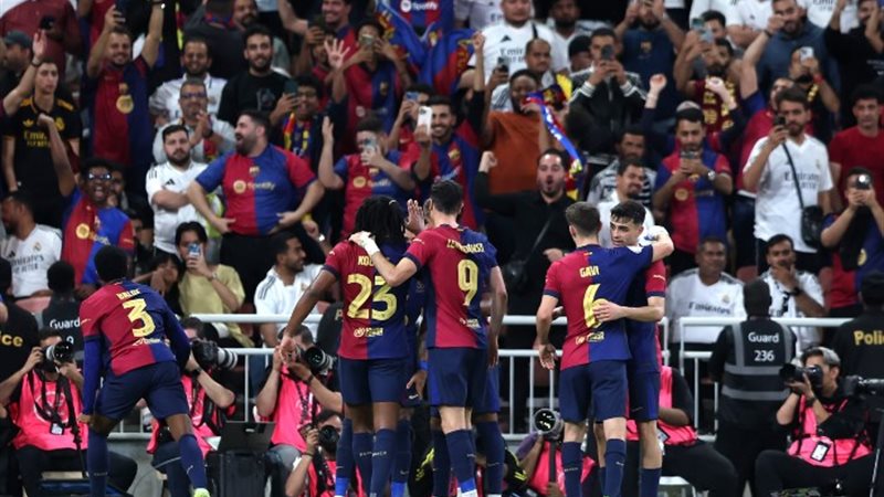 مباراة برشلونة وريال مدريد