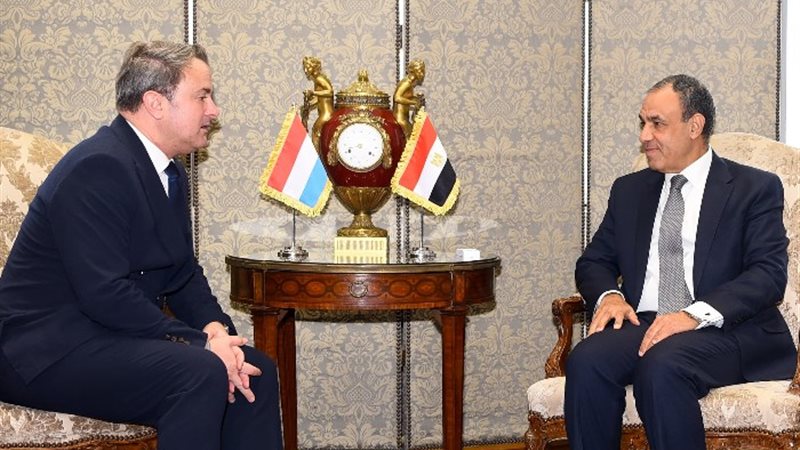 وزير الخارجية ونظيره وزير خارجية لوكسبمورج