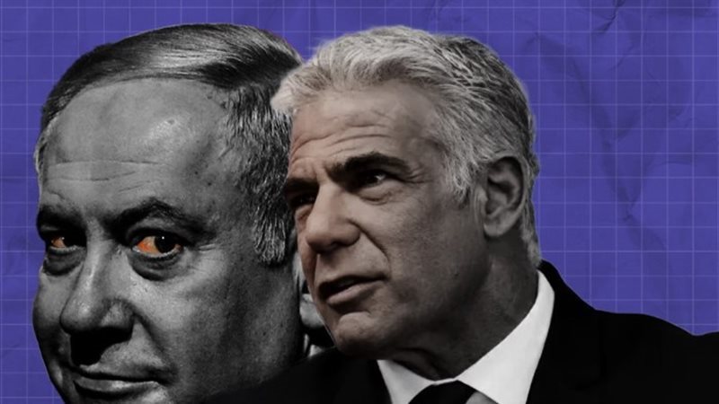 بنيامين نتنياهو ويائير لابيد