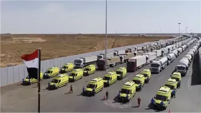 القاهرة الإخبارية: آلاف الشاحنات تنتظر ساعة الحسم لإدخال المساعدات إلى غزة (فيديو)