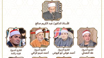 برواية البزي، انطلاق مقرأة كبار القراء بمسجد الحسين اليوم