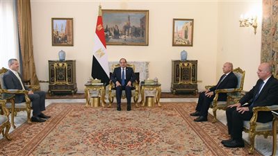 الرئيس السيسي يبحث مع سكرتير عام المنظمة البحرية الدولية سبل تعزيز التعاون