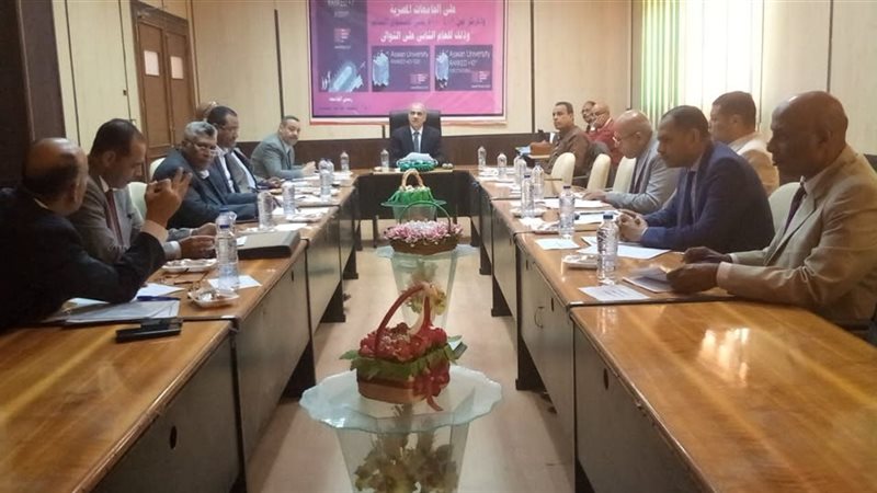 انعقاد مجلس جامعة أسوان الدوري رقم 151