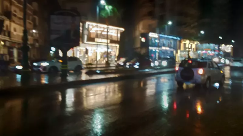 سقوط أمطار على محافظة البحيرة