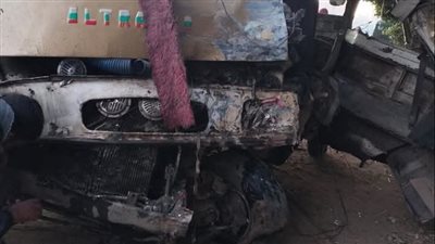 مأساة.. مصرع شابين في تصادم مروع بشبين القناطر والسائق يلوذ بالفرار