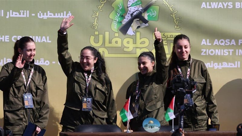المحتجزات الاربعة المفرج عنهن ضمن صفقة التبادل