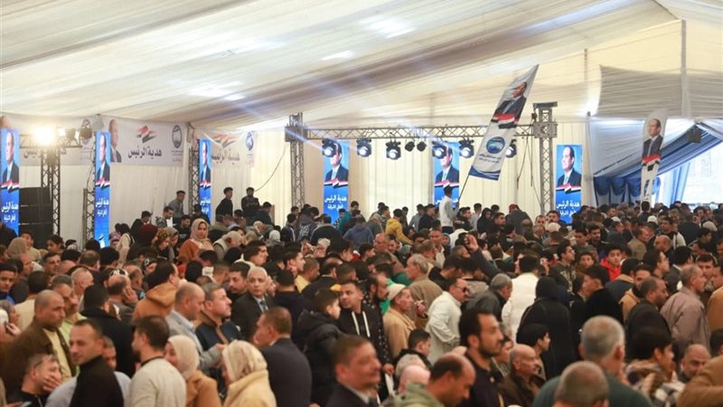 خلال احتفال حزب مستقبل وطن