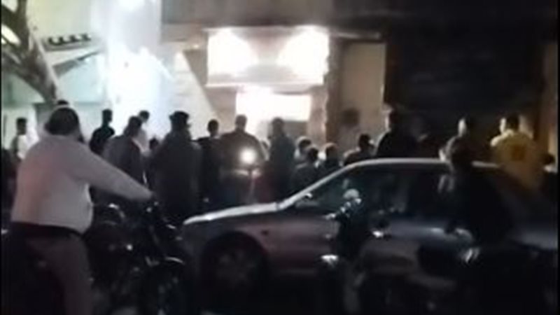 حريق مطعم في ميدان لبنان