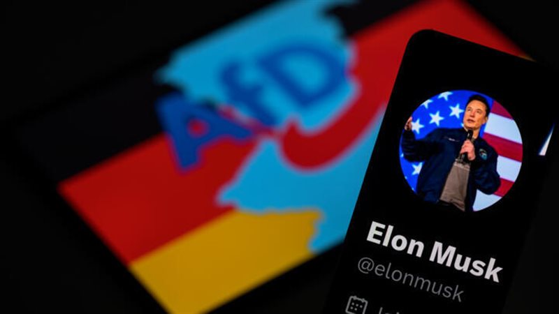 إيلون ماسك يتحدث مع حزب للبديل من أجل ألمانيا (AFD)
