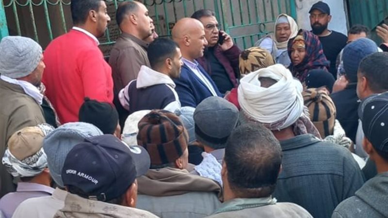 محافظ الدقهلية مع مواطني بلقاس